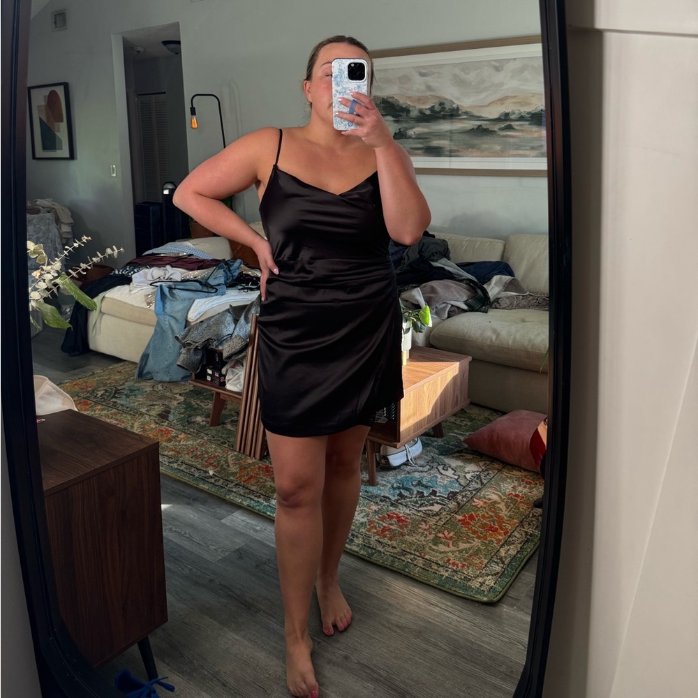 Molly Green Black Mini dress - size Large